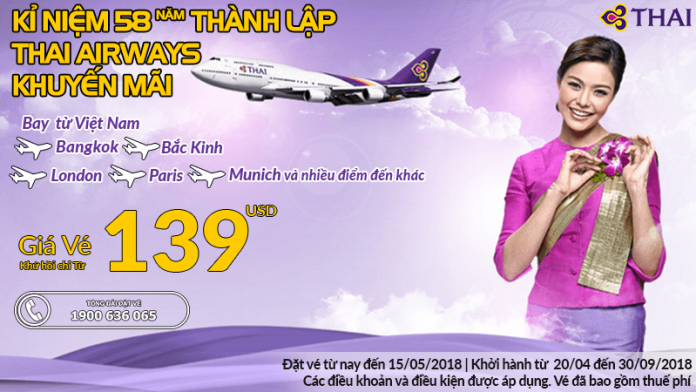 Chương trình khuyến mại Thai Airways