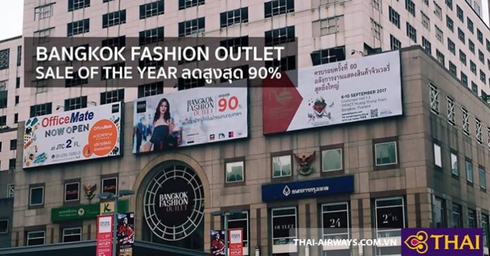 Tham quan trung tâm mua sắm Bangkok Fashion Outlet