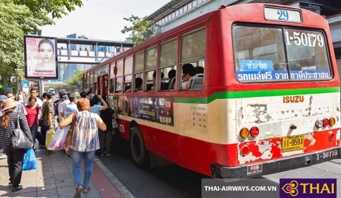 Kinh nghiệm đi xe bus ở Bangkok