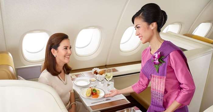 Thai Airways hiện đang khai thác các hạng ghế nào?