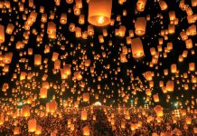 Lễ hội đèn trời Yi Peng là trải nghiệm không thể bỏ qua ở Thái Lan