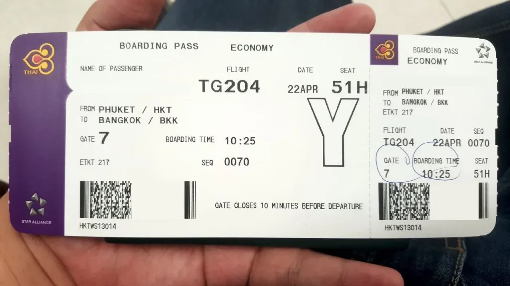 Các cách đổi ngày vé máy bay Thai Airways