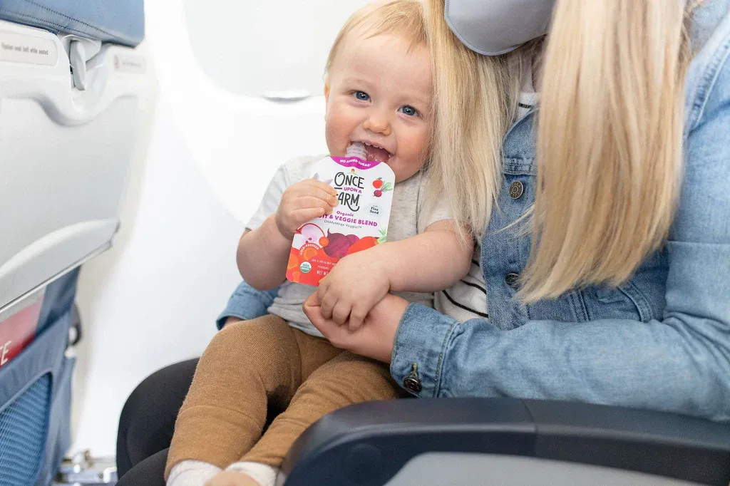 Cách giúp trẻ vui vẻ trên chuyến bay - Mang theo một ít đồ ăn nhẹ lành mạnh